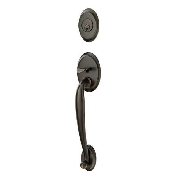 Oil Rubbed Bronze Handleset 4410TUS10BRH, EMTEK, Mfr# 4410TUS10BRH